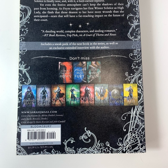 A Court of Thorns and Roses A Court of Frost and Starlight by Sarah J. Maas - Picture 11 of 12